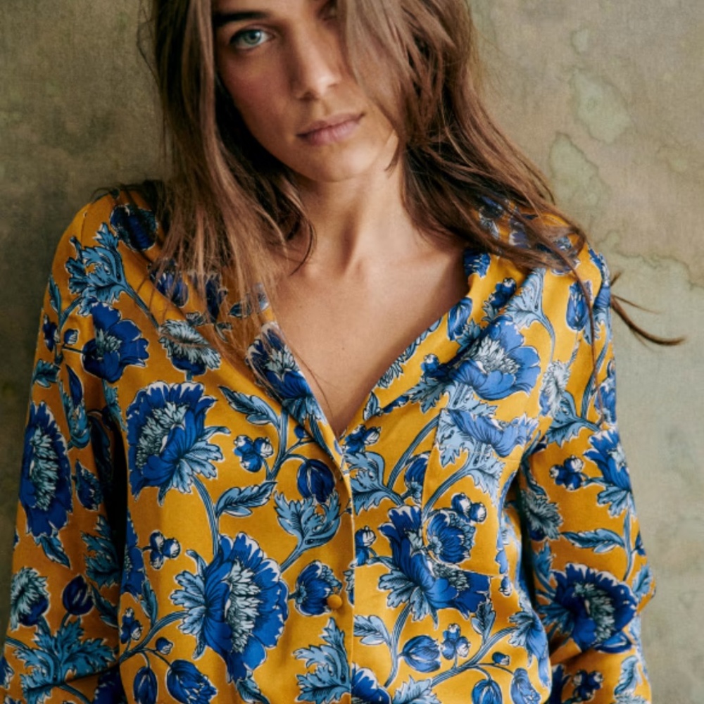 Sezane x Inoui Editions Florence Shirt NWT